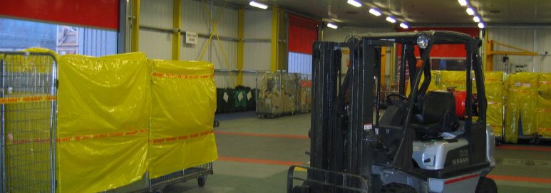 Ecotile warehouse flooring used by Nissan