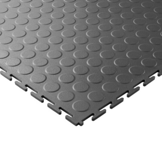 E500-7-Interlocking-Tile-Dark-Grey-Raised-Disc