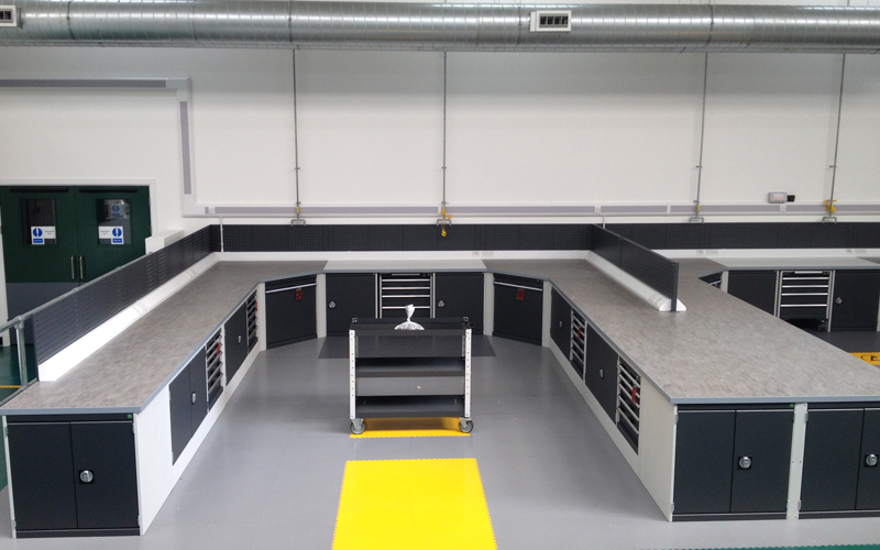 Garage, MOT Centre & Flooring Easy Install Ecotile Flooring