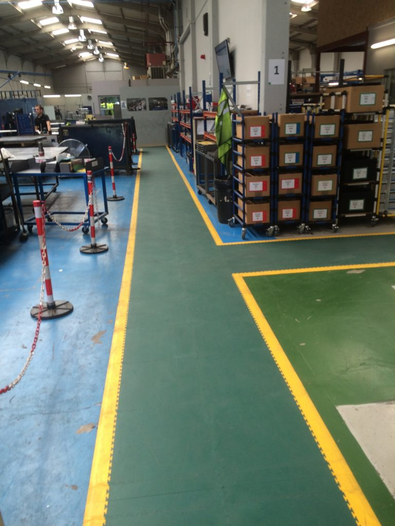 Walkways at Kentec Electronics factory