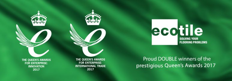 Ecotile Flooring are one of five firms to win TWO Queen's Awards For Enterprise 2017