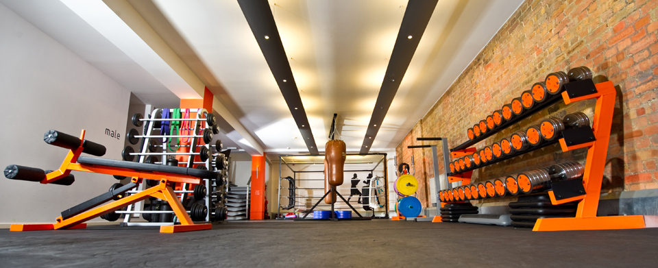 gym flooring orange one