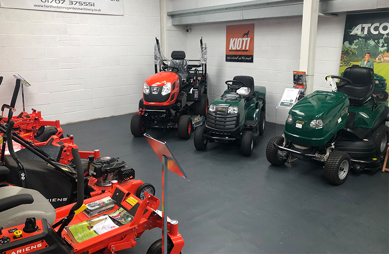 Ecotile Provide Hertfordshire Garden Machinery With a New Floor