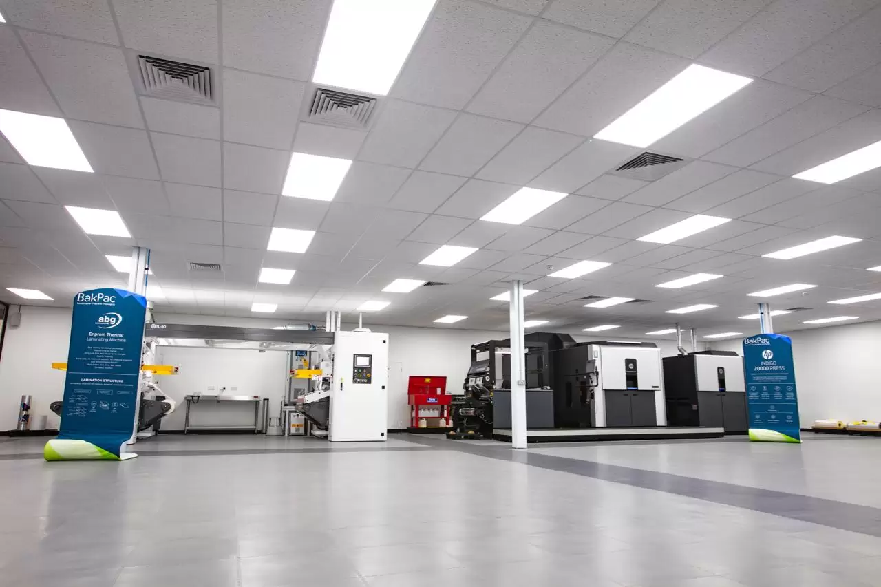 Bakers Lables Printing Facility with Ecotile Flooring