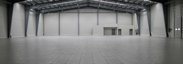 Ecotile Floor in Bissu Comseticos Warehouse