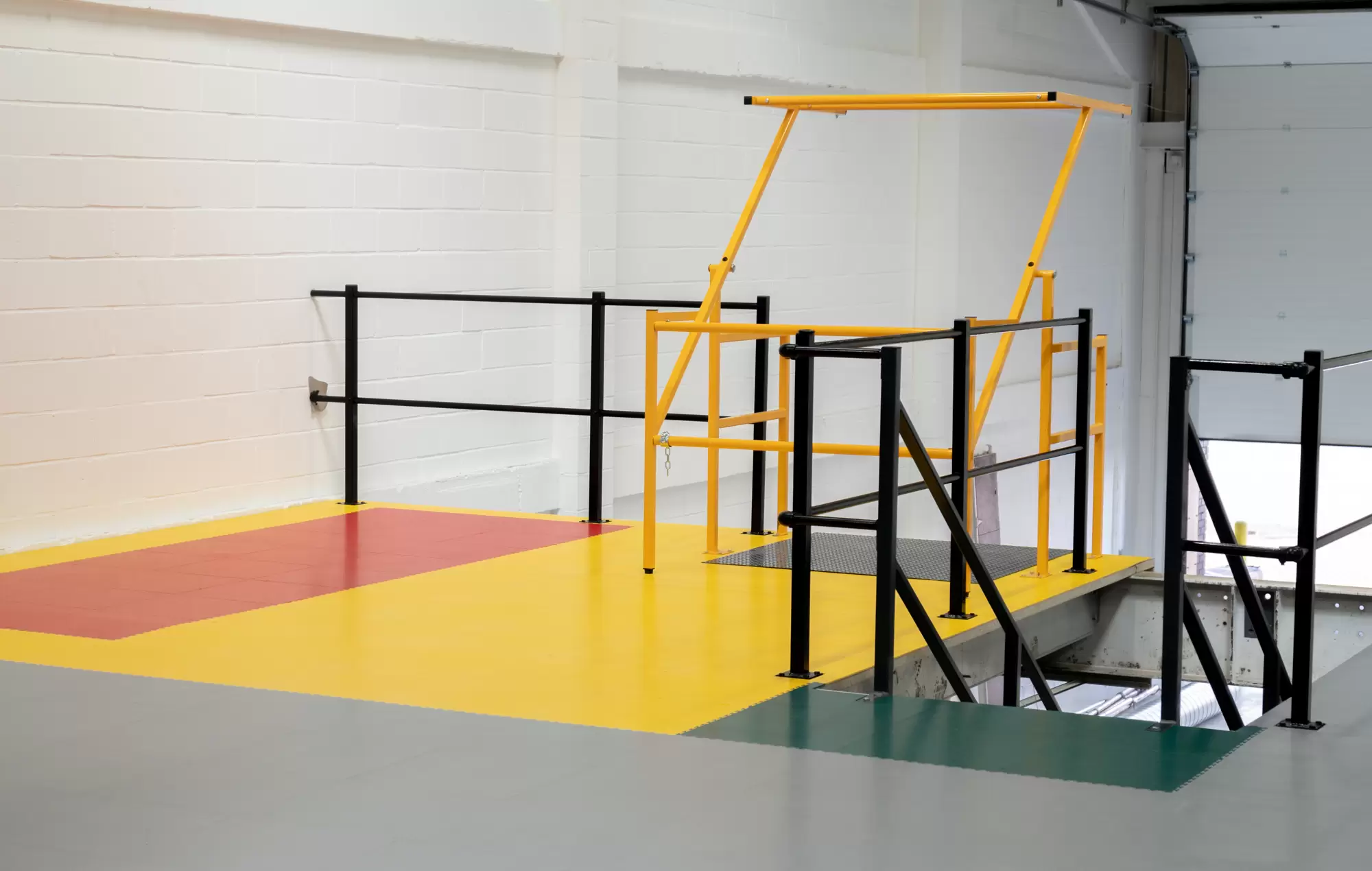 Mezzanine Floor TIles With Safety Zones