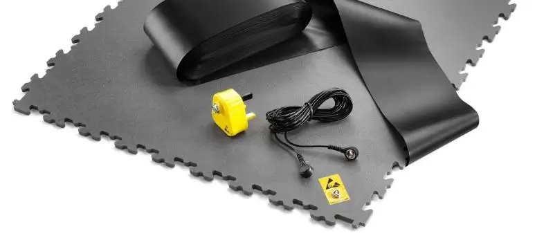 MoD Conductive Tile With Tape and Grounding Chord