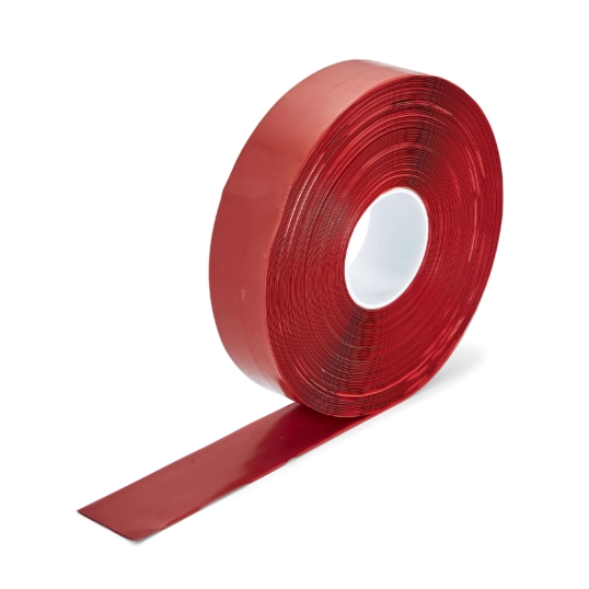 Rolle mit rotem Markierungsband