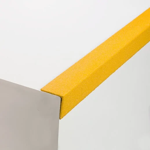 Suregrip yellow stair nosing providing safe edge to a stair