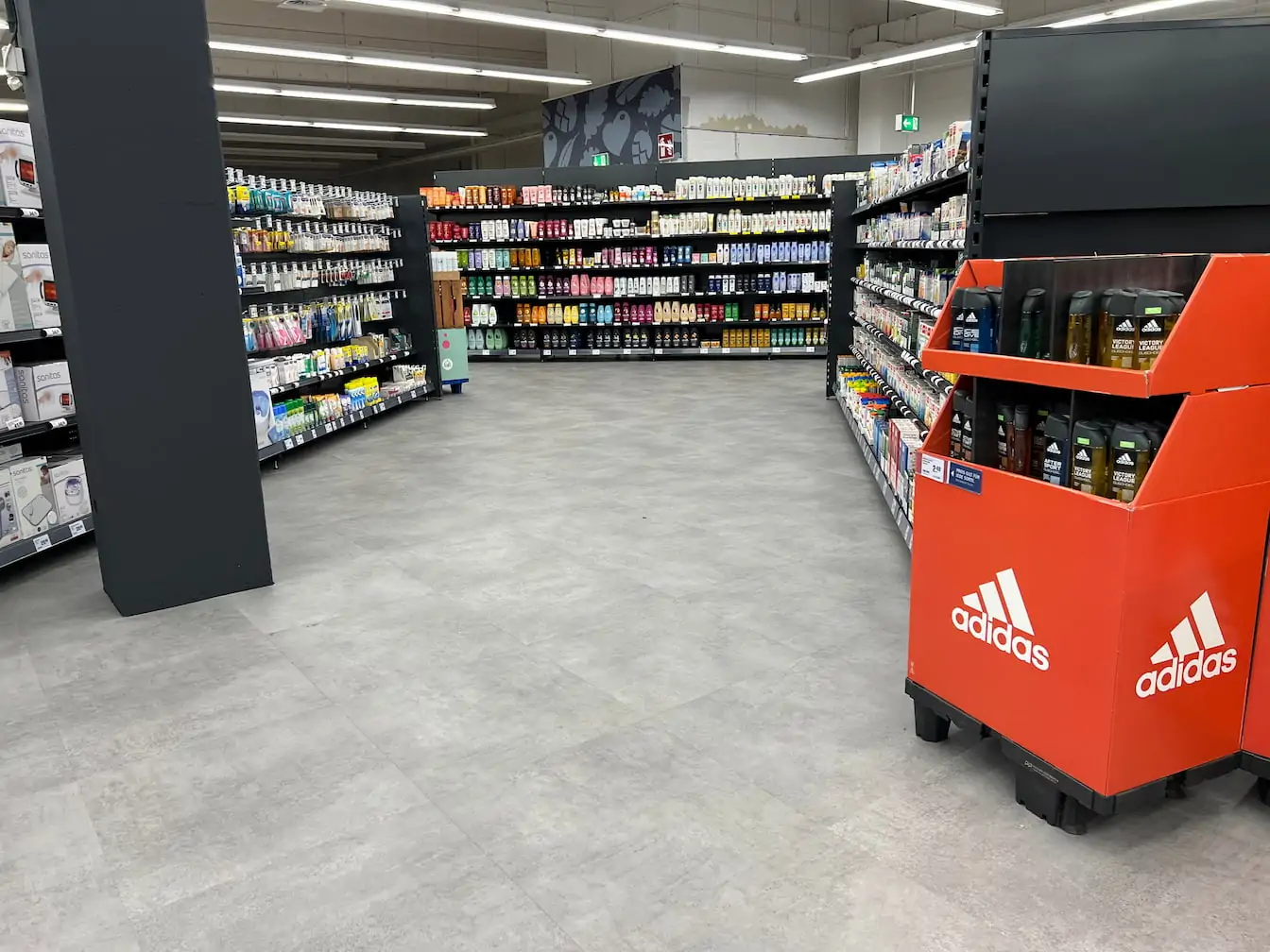 Ecotile Infity tiles in a store with POS