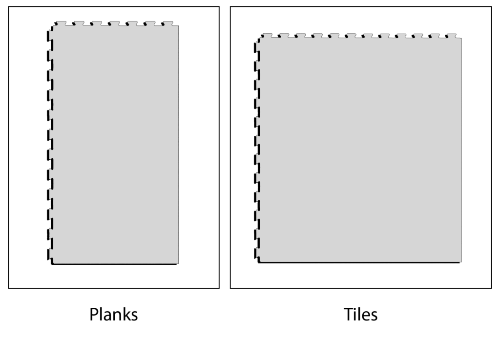 Carrelage Ecotile Infinity, différentes dimensions 