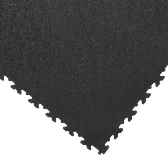 Black X500/7 Ecotile Flooring Interlocking Tile