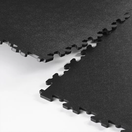 X-Joint tiles connecting together with interlocking joint