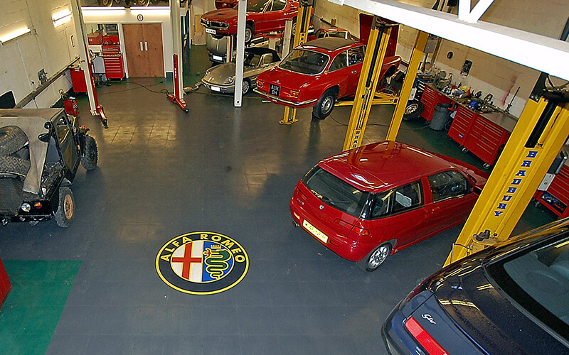Garage Mot Centre Amp Workshop Flooring Easy Install