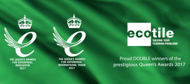Ecotile Flooring are one of five firms to win TWO Queen's Awards For Enterprise 2017